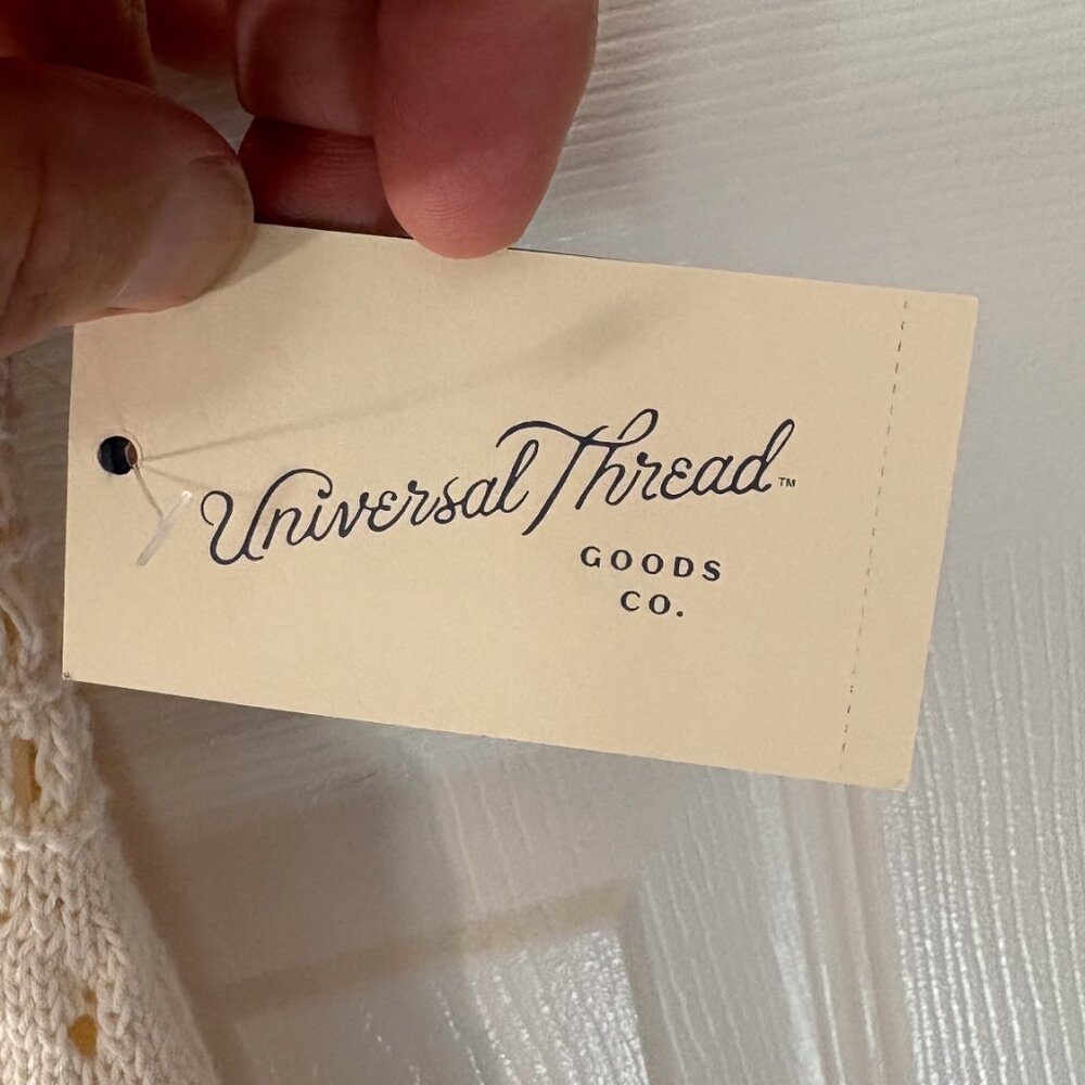Universal Thread XXL Cream Crochet Knit Maxi Skirt NWT - Picture 8 of 8